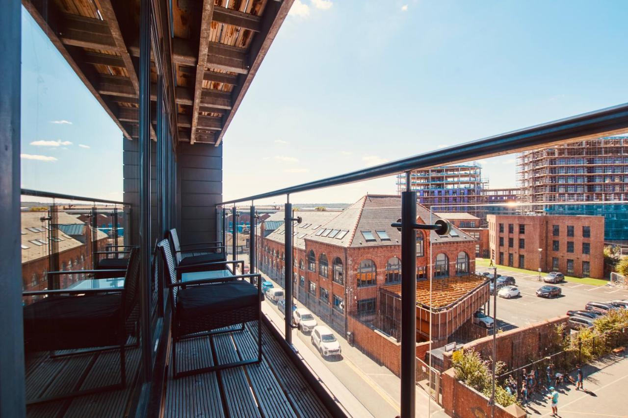 King Deluxe City Apt Large Balcony& Free Parking! Leeds  Exteriér fotografie